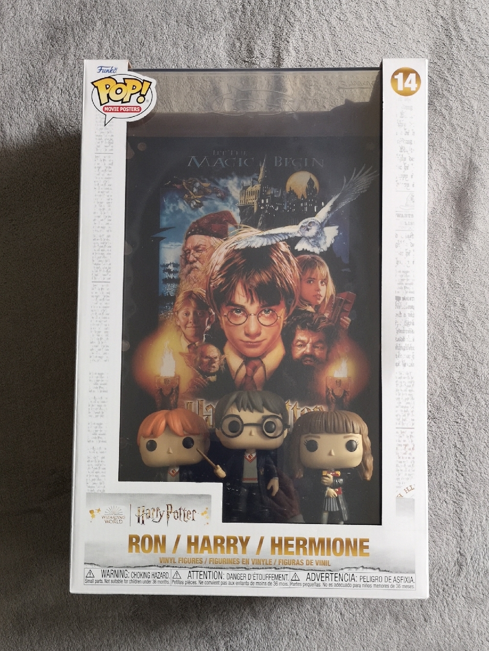 New Sealed Funko Movie Posters 14 Harry Potter Extra Large in Hard Case